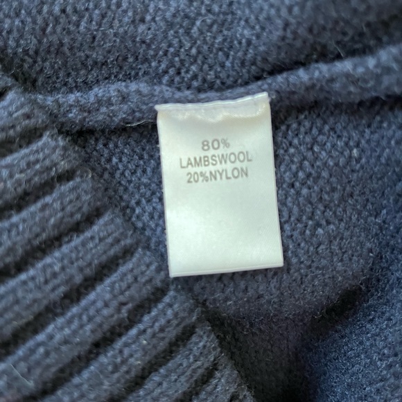 Men’s J.Davidsson Lambswool & Nylon Fall Warm Sweater, Size: Medium, Marine Blue - Picture 7 of 9